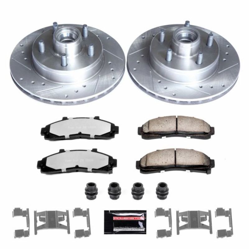 PowerStop Power Stop 95-97 Ford Ranger Front Z36 Truck & Tow Brake Kit