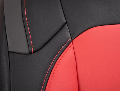 PRP Seats PRP Jeep Wrangler JL Front Seat Covers - 2 door- with Pocket Back (Pair) - Black/Purple