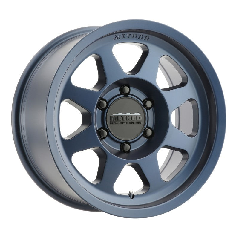 Method Wheels Method MR701 17x8.5 0mm Offset 6x5.5 106.25mm CB Bahia Blue Wheel