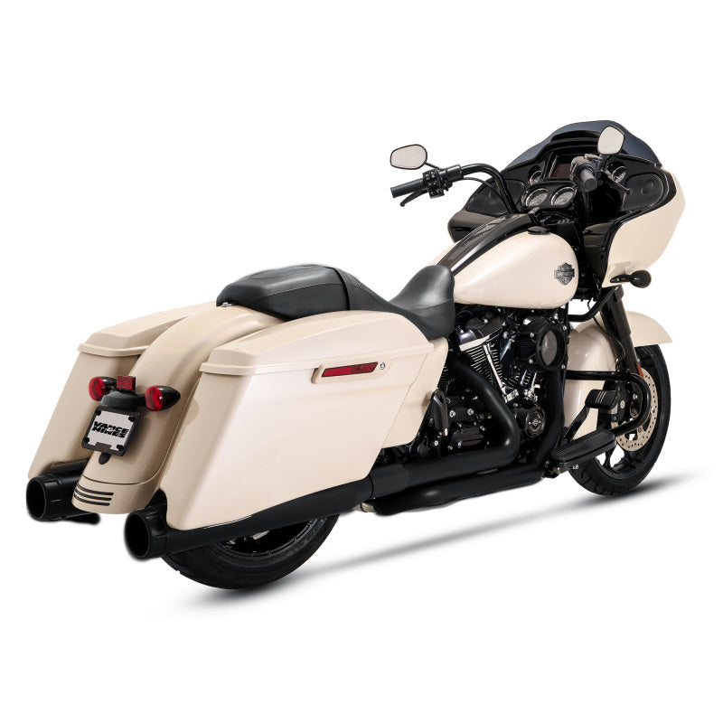 Vance and Hines Vance & Hines HD Dresser Duals 17-22 Header/Heat Shield Black PCX Header Exhaust
