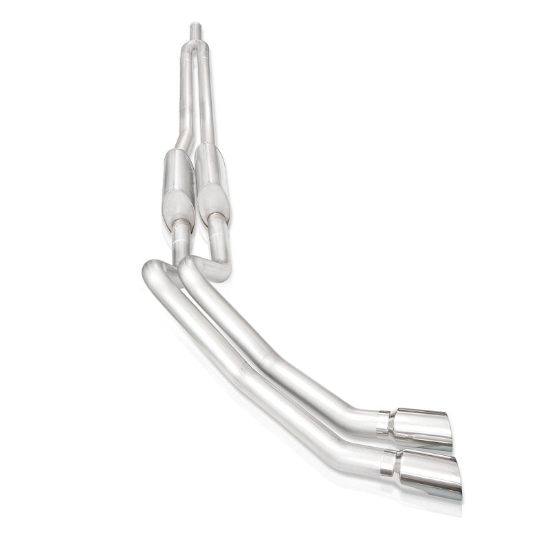Stainless Works 2019+ Chevrolet Silverado 5.3L 3in Legend Catback Factory Connect Dual Polished Tip