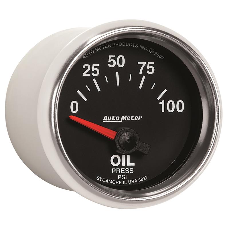 Autometer GS 0-100 PSI Short Sweep Electronic Oil Pressure Gauge