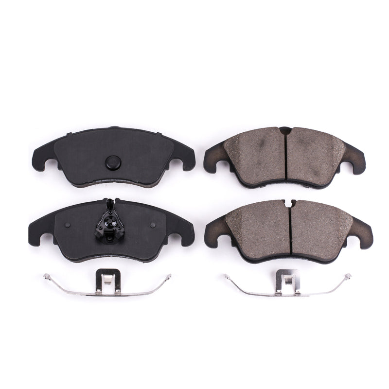 PowerStop Power Stop 10-16 Audi A4 Front Z17 Evolution Ceramic Brake Pads w/Hardware