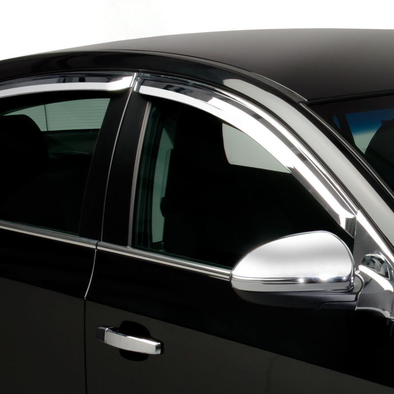 Putco 07-12 Dodge Caliber (Set of 4) Element Chrome Window Visors