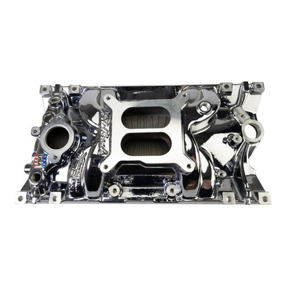 Edelbrock Chevy Vortec SB Performance EPS Manifold - Chrome Plasma Finish