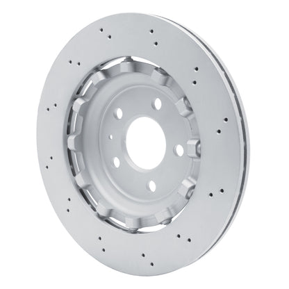 DFC 13-15 Audi RS5 Rear Drilled Hi-Carbon Alloy Geomet Coated Rotor