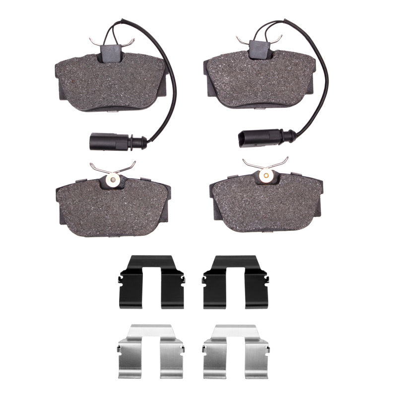 R1 Concepts R1 2001-2003 Volkswagen EuroVan Rear R1 Semi Met Pads & Hardware Kit