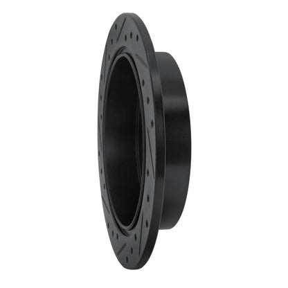 R1 Concepts R1 95-02 Mazda Millenia Rear Right Drilled & Slotted Black Brake Rotor
