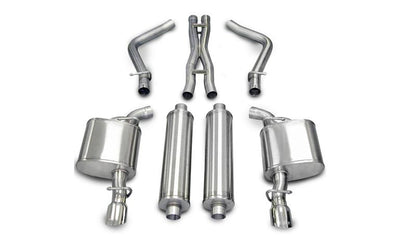 CORSA Performance Corsa 2005-2010 Dodge Charger No Towing Hitch R/T 5.7L V8 Polished Xtreme Cat-Back Exhaust
