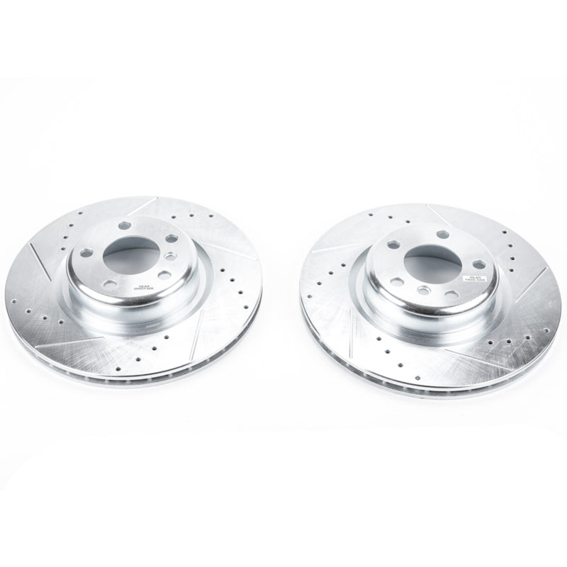 PowerStop Power Stop 14-16 BMW 228i Rear Evolution Drilled & Slotted Rotors - Pair