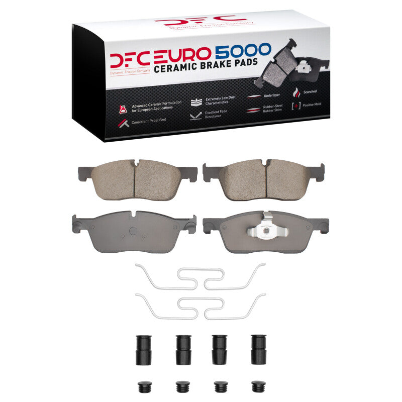 DFC 15-19 Jaguar E-Pace Front Euro 5000 Ceramic Brake Pads and Hardware Kit