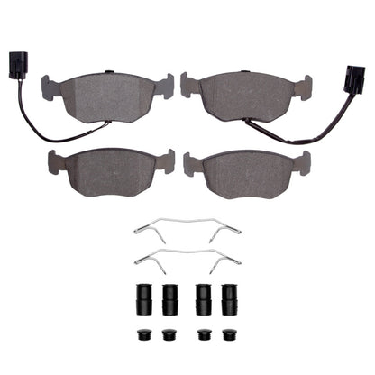 R1 Concepts R1 99-00 Ford Contour Front Optimum OE Pads & Hardware Kit