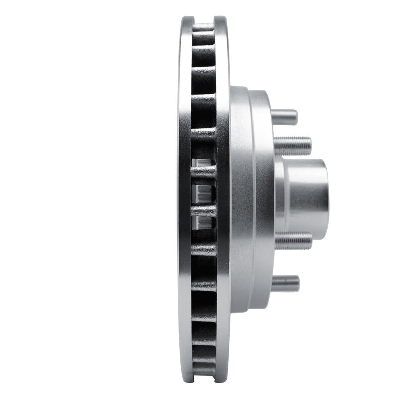 R1 Concepts R1 94-02 Chevrolet Express 2500 Front Right Drilled & Slotted Silver Brake Rotor