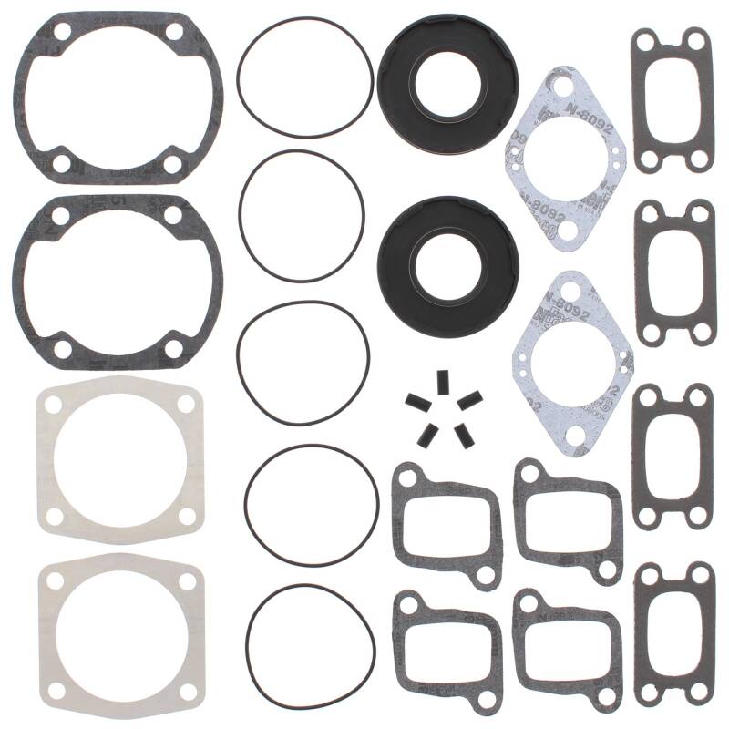 Vertex Pistons Vertex Gaskets 1991 Ski-Doo Nordic 50 Complete Gasket Kit w/ Oil Seals