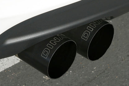 Dinan 08-13 BMW 135i/135is (E82/E88) Free Flow Axleback Exhaust System - Black Tips