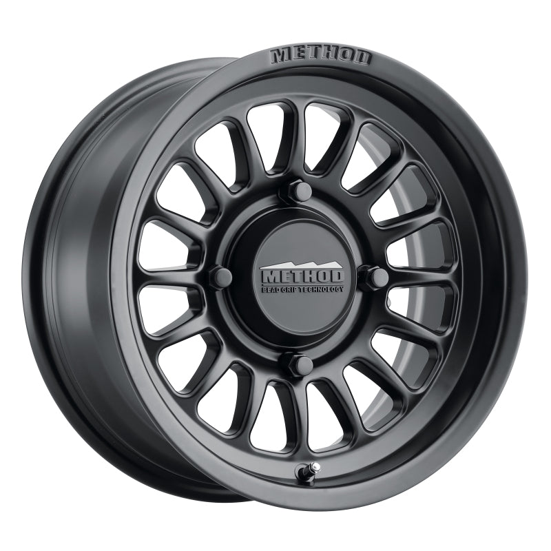 Method Wheels Method MR411 Bead Grip 15x7 / 5+2/38mm Offset / 4x156 / 132mm CB Matte Black Wheel