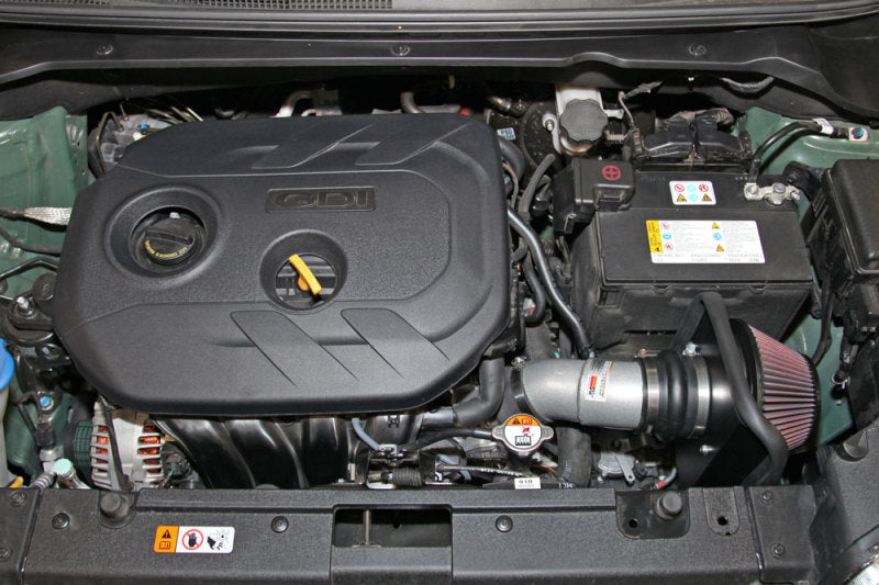 K&N Engineering K&N 14-16 Kia Soul L4 2.0L Typhoon Cold Air Intake Aluminum Silver