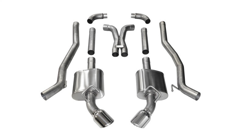 CORSA Performance Corsa 2011-2015 Chevrolet Camaro SS 6.2L V8 Manual Polished Xtreme 3in Cat-Back