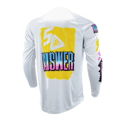 Answer 26 LE Syncron Artifacts Jersey 50 Years Neon Yellow/White/Blue Youth - Medium