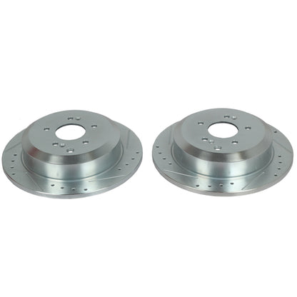PowerStop Power Stop 07-12 Hyundai Veracruz Rear Evolution Drilled & Slotted Rotors - Pair