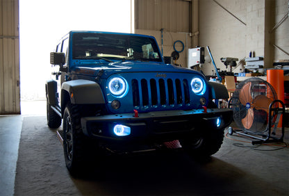 ORACLE Lighting Oracle Jeep Wrangler JK 07-17 LED Waterproof Halo Kit - White