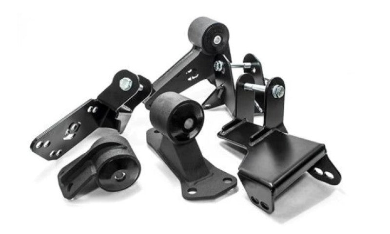 Innovative Mounts Innovative 96-00 Civic K-Series Black Steel Mounts 75A Bushings (EG/DC Subframe)
