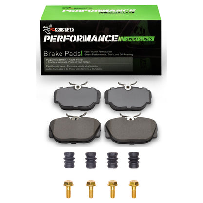 R1 Concepts R1 94-04 Land Rover Range Rover Rear Performance Sport Pads & Hardware Kit
