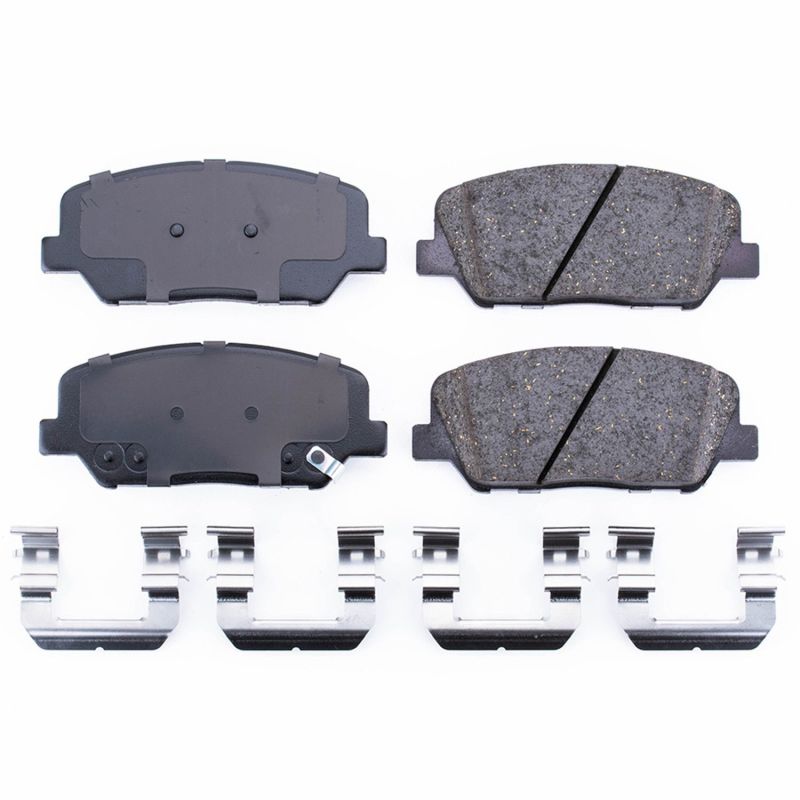 PowerStop Power Stop 10-16 Hyundai Genesis Coupe Front Z17 Evolution Ceramic Brake Pads w/Hardware