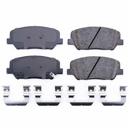 PowerStop Power Stop 10-16 Hyundai Genesis Coupe Front Z17 Evolution Ceramic Brake Pads w/Hardware