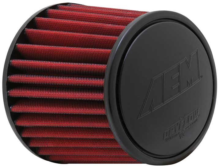 AEM Induction AEM 3.25 in DRY Flow Short Neck 5 in Element Filter