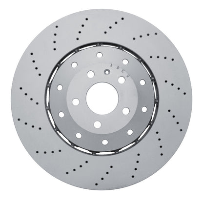 DFC 14-18 Audi RS7 Front Drilled Hi-Carbon Alloy Geomet Coated Rotor