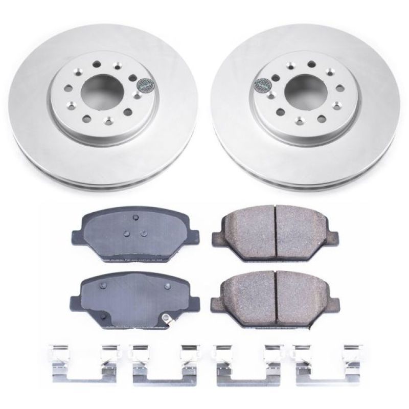 PowerStop Power Stop 16-18 Buick Envision Front Z17 Evolution Geomet Coated Brake Kit