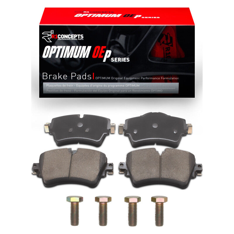 R1 Concepts R1 14-21 Mini Cooper Clubman Front Optimum OE Pads & Hardware Kit