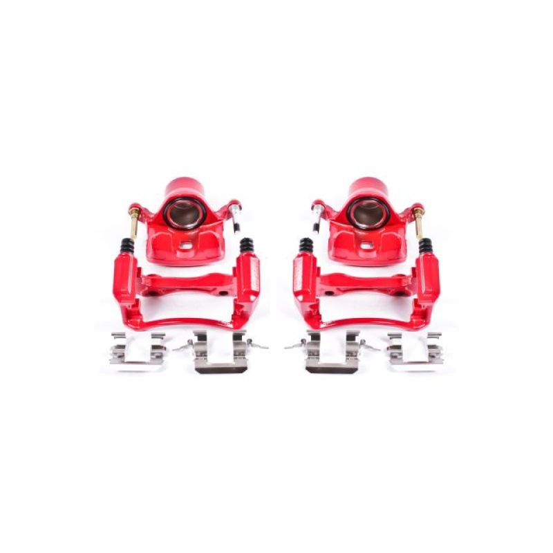 PowerStop Power Stop 00-01 Infiniti I30 Front Red Calipers w/Brackets - Pair