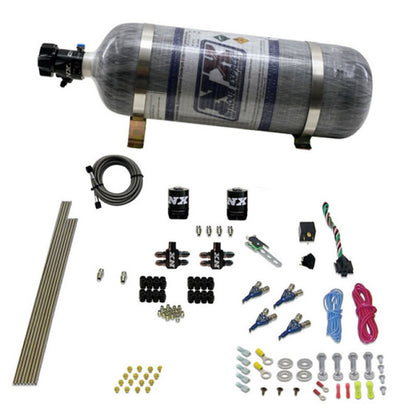 Nitrous Express 4 Cyl Gas (100-250HP) Nitrous Kit w/Composite Bottle
