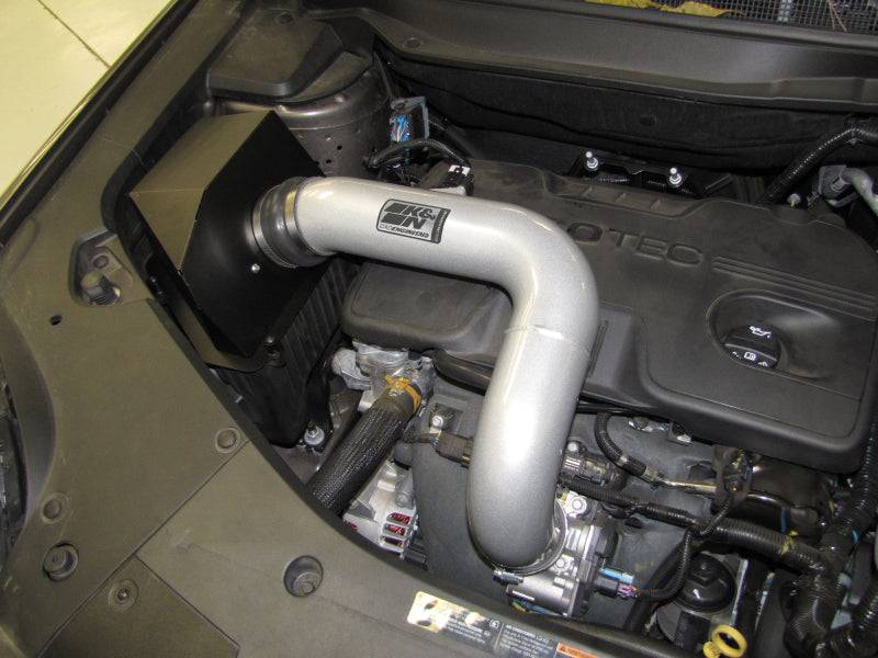 K&N Engineering K&N 10 GMC Terrain / 10 Chevy Equinox 2.4L-L4 Silver High Flow Performance Kit