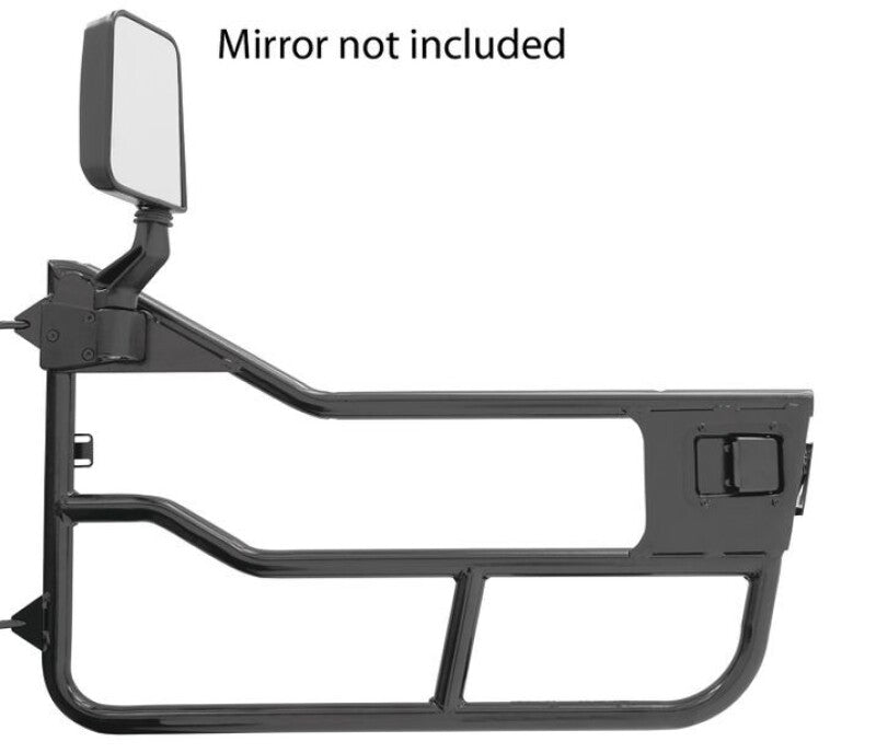 Bestop 80-86 Jeep Cj7 / 87-95 Wrangler YJ Element Doors (Matte Black)