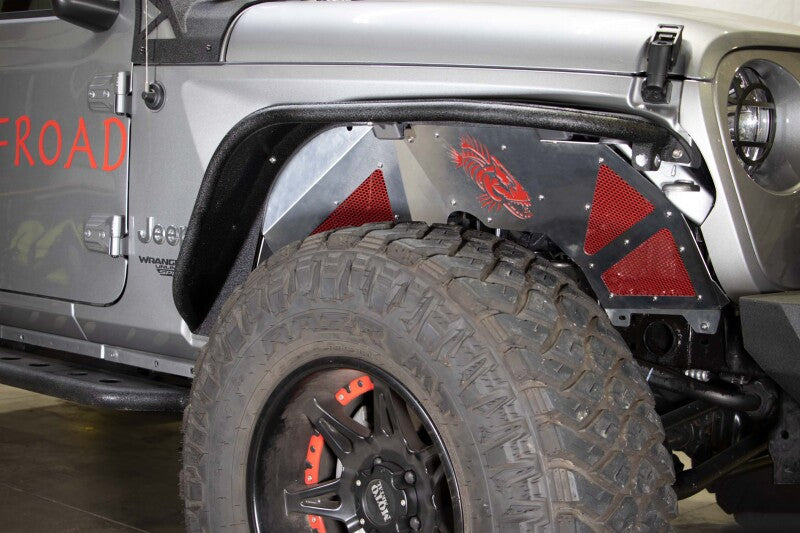 Fishbone Offroad 2018+ Jeep Wrangler JL Front Pair Aluminum Raw Inner Fenders