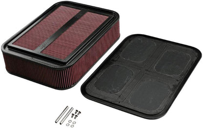 K&N Engineering K&N Custom Racing Assembly Carbon Fiber 4in Air Box w/ Base and Hardware - Large