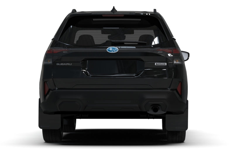 Rally Armor 25-26 Subaru Forester & Hybrid Black UR Mud Flap w/Metallic Black Logo