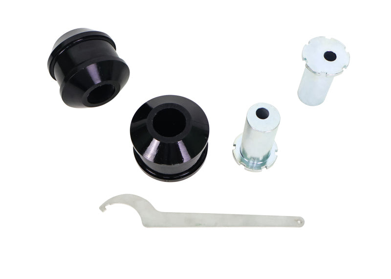 Whiteline 05+ BMW 1 Series/3/05-10/11 3 Series Fr Radius/Strut Rod-to Chassis Bushing (+/- 0.5 Deg)