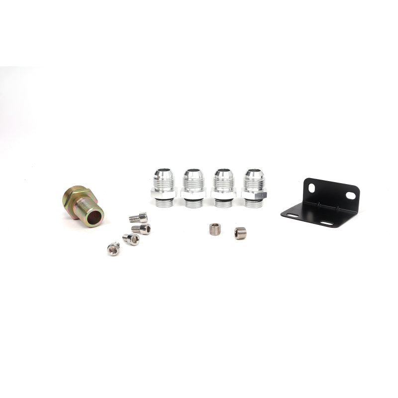 BLOX Racing Remote Oil Filter Relocation Kit - Polished