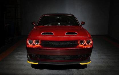 ORACLE Lighting Oracle 15-21 Dodge Challenger LED Waterproof Halo Kit - Red