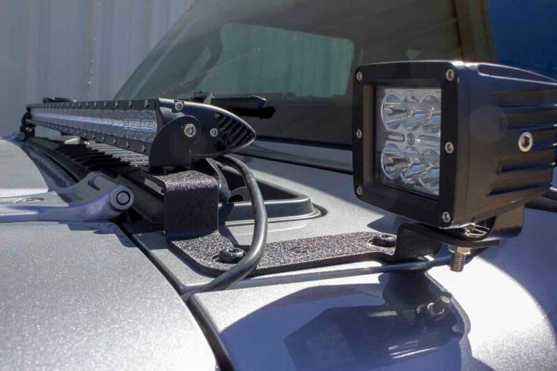 Fishbone Offroad 2018+ Jeep Wrangler JL Cowl Light Bracket