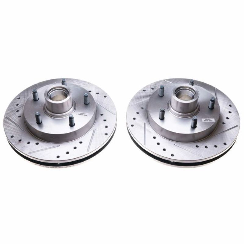 PowerStop Power Stop 94-99 Dodge Ram 1500 Front Evolution Drilled & Slotted Rotors - Pair