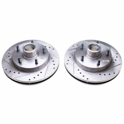 PowerStop Power Stop 94-99 Dodge Ram 1500 Front Evolution Drilled & Slotted Rotors - Pair
