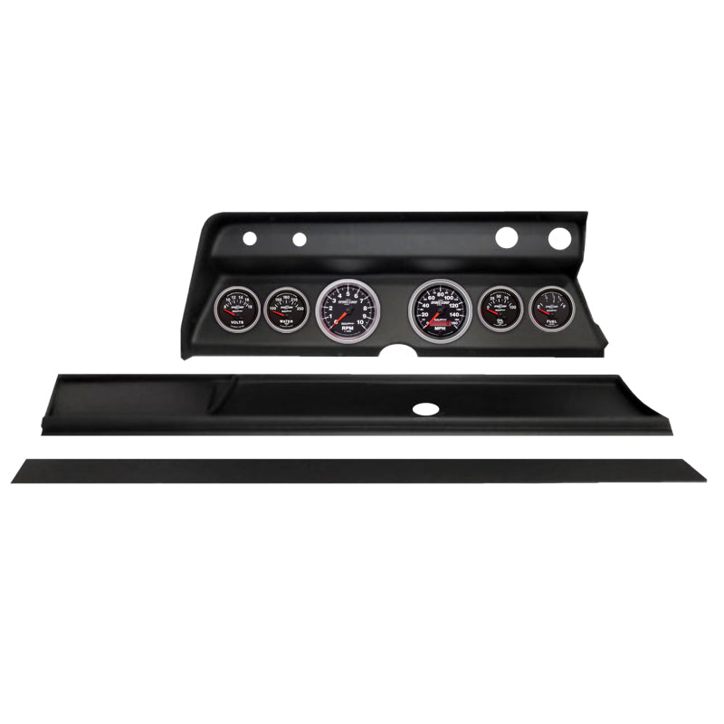 Autometer Sport-Comp II Direct Fit Dash Kit 1967 Chevy Chevelle (2 x 3-3/8in. / 4 x 2-1/16in.)