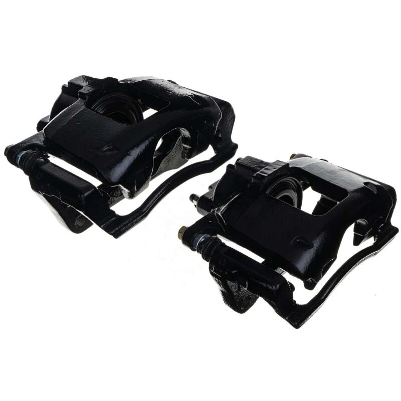 PowerStop Power Stop 08-16 Chrysler Town & Country Front Black Caliper - Pair w/Bracket