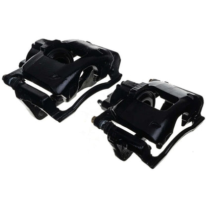 PowerStop Power Stop 08-16 Chrysler Town & Country Front Black Caliper - Pair w/Bracket