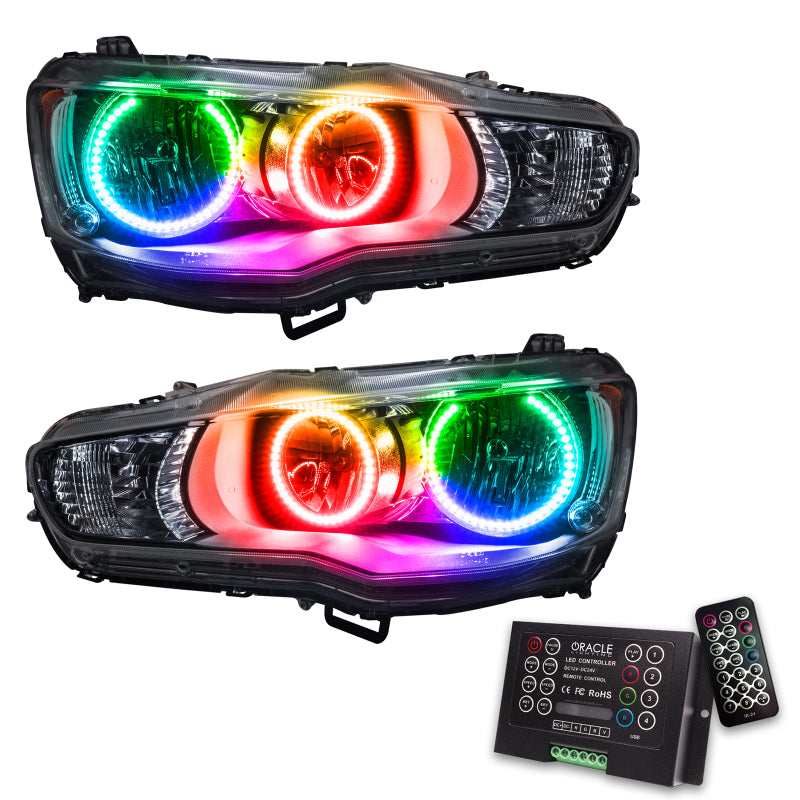 ORACLE Lighting Oracle 08-17 Mitsubishi Lancer SMD HL - ColorSHIFT w/ 2.0 Controller